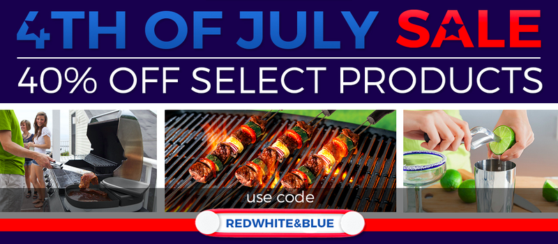 40% off select products, promo code REDWHITE&BLUE
